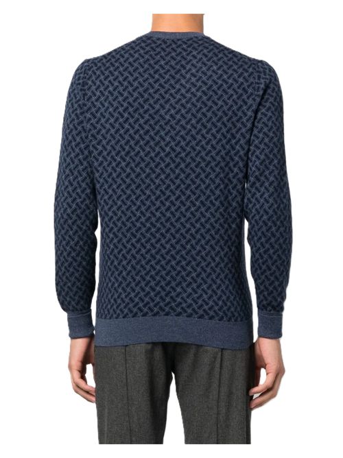 Drumohr Biscottino V-neck cashmere jumper Drumohr | D2K48100001AI71 LAPIS+NAVY